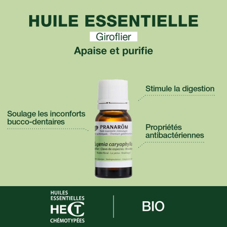 Huile essentielle Giroflier Bio