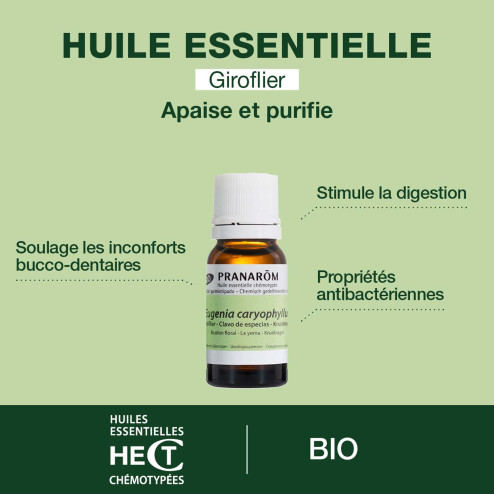 Huile essentielle Giroflier Bio