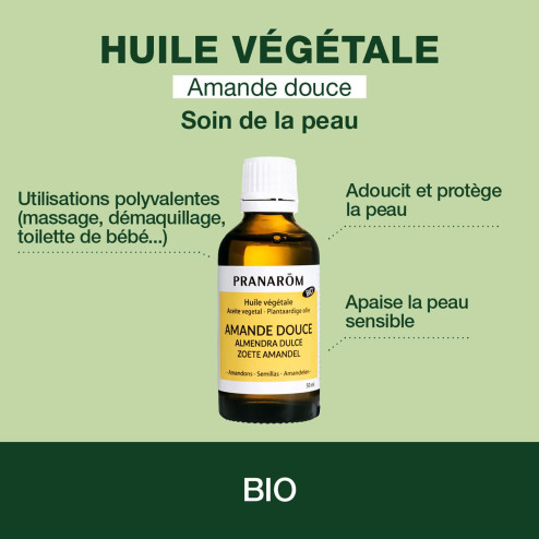 Huile végétale Amande douce BIO
