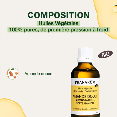 Huile végétale Amande douce BIO