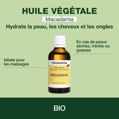Huile végétale Macadamia BIO