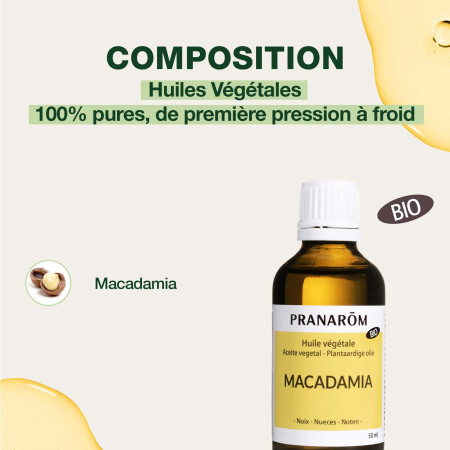 Huile végétale Macadamia BIO