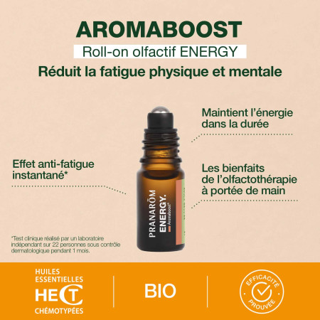 Roll-on Énergie Bio Aromaboost Energy