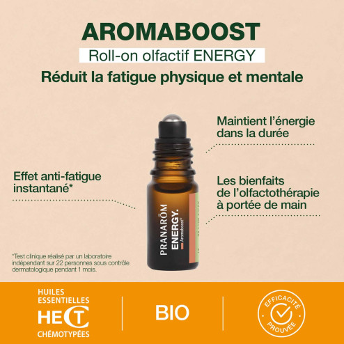 Roll-on Énergie Bio Aromaboost Energy