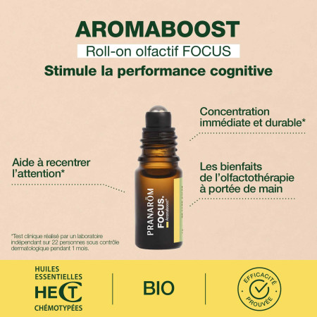 Roll-on Concentration Bio Aromaboost Focus