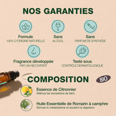 Roll-on Coupe Faim Bio Aromaboost Diet