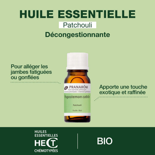 Huile essentielle Patchouli Bio