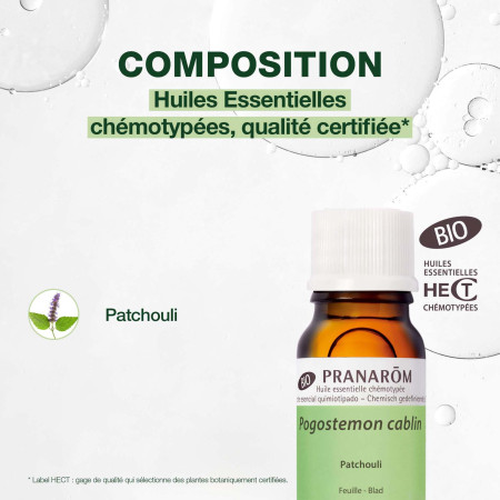 Huile essentielle Patchouli Bio