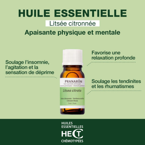 Huile essentielle Litsée citronnée
