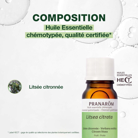 Huile essentielle Litsée citronnée
