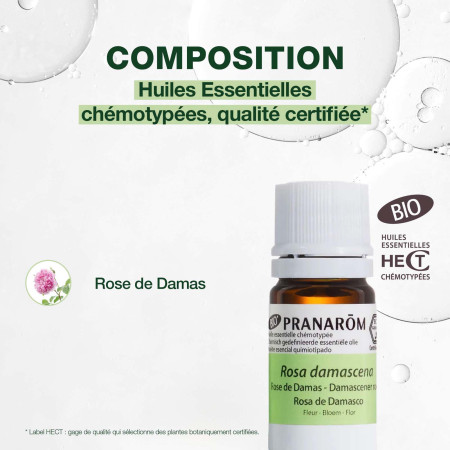 Huile essentielle Rose de Damas bio