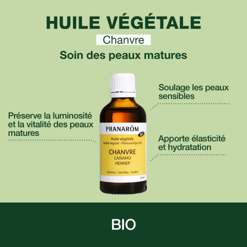 Huile végétale Chanvre BIO