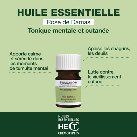 Huile essentielle Rose de Damas