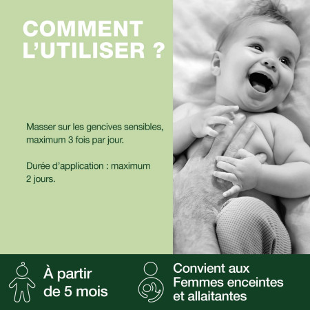 Gel Gingival PranaBB Poussées Dentaires