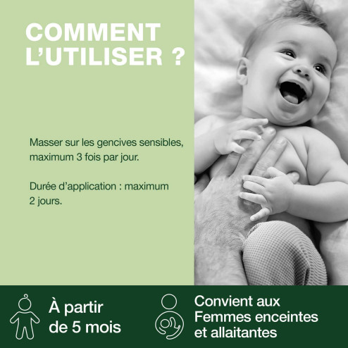 Gel Gingival PranaBB Poussées Dentaires