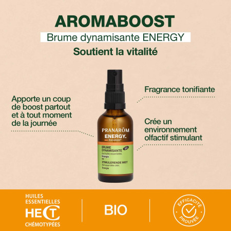 Brume dynamisante Energy Aromaboost
