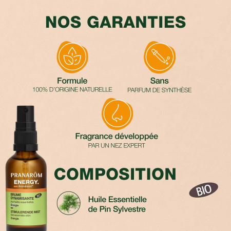 Brume dynamisante Energy Aromaboost