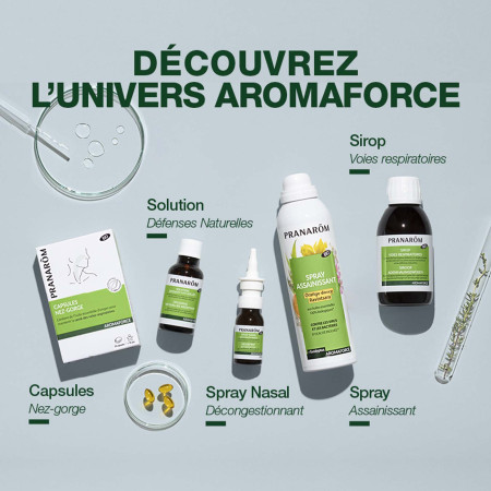 Aromaforce Capsules Nez Gorge bio