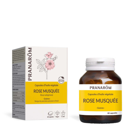 Capsules Huile Végétale Rose Musquée