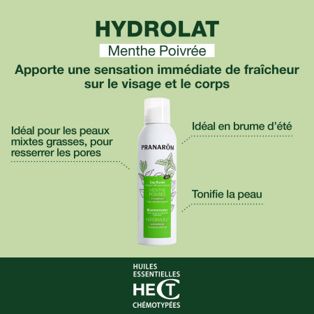Hydrolat Menthe Poivrée Bio
