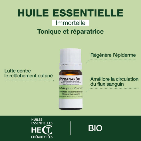 Huile essentielle Immortelle Hélichryse italienne Bio