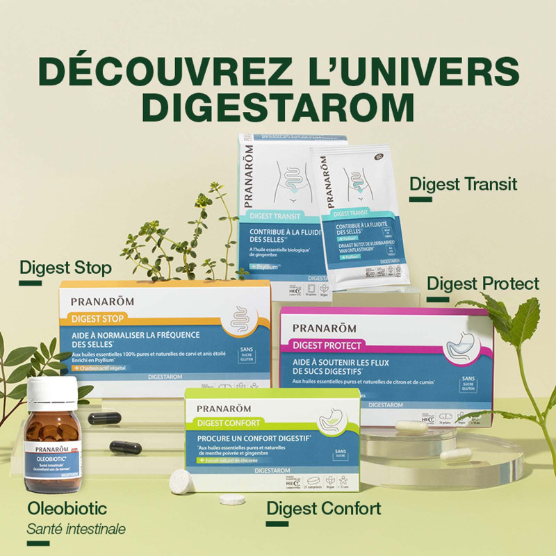 Aroma Digestion Ineldea - Mélange D'Huiles Essentielles Pour Le Confort Digestif - 100g