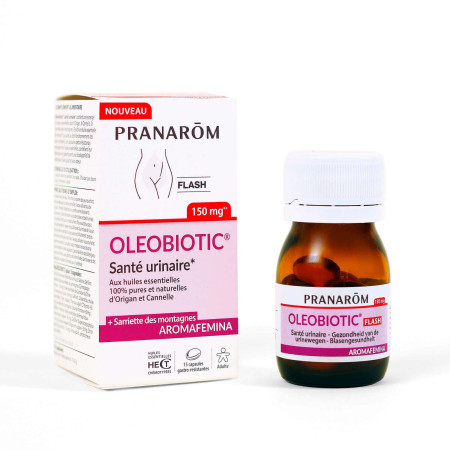 Capsules Oleobiotic Santé urinaire Aromafemina