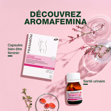 Capsules Oleobiotic Santé urinaire Aromafemina
