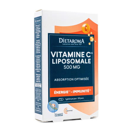 Gélules Vitamine C Liposomale 500 mg - Énergie & Immunité