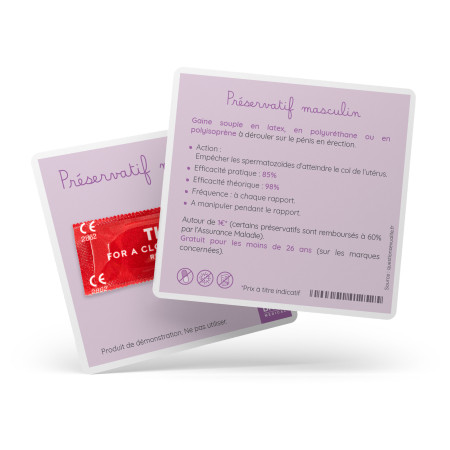 Préservatif masculin de démonstration