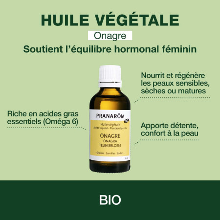 Huile végétale Onagre BIO