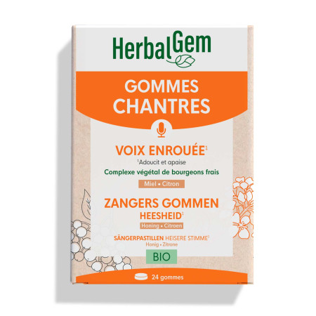 Gommes chantres bio - Voie enrouée