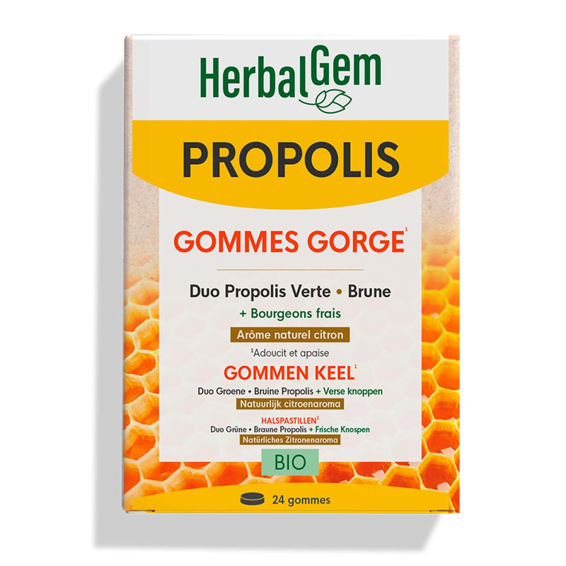 Gommes Propolis Large Spectre Gorge Bio