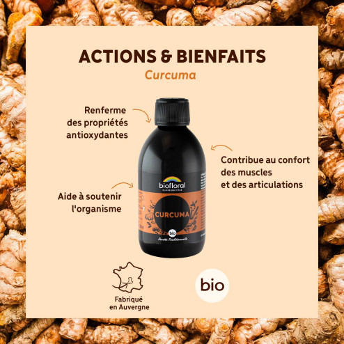 Complément alimentaire Curcuma Bio