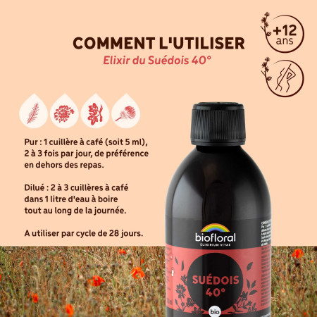 Complément alimentaire Elixir Suédois 40 Bio