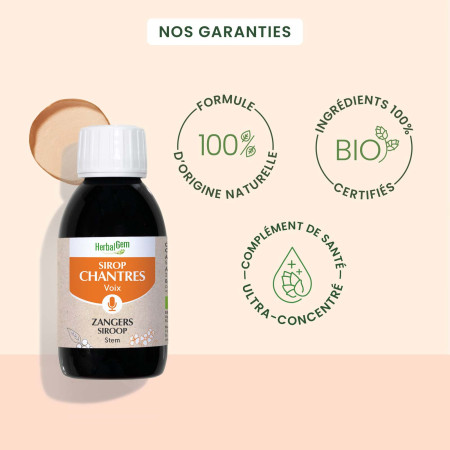 Sirop des chantres bio