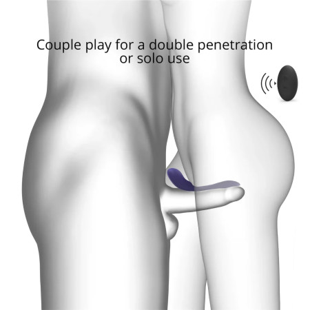 Vibromasseur pour couple télécommandé Match up