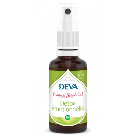Spray Détox émotionnelle - Composé floral n° 21 bio