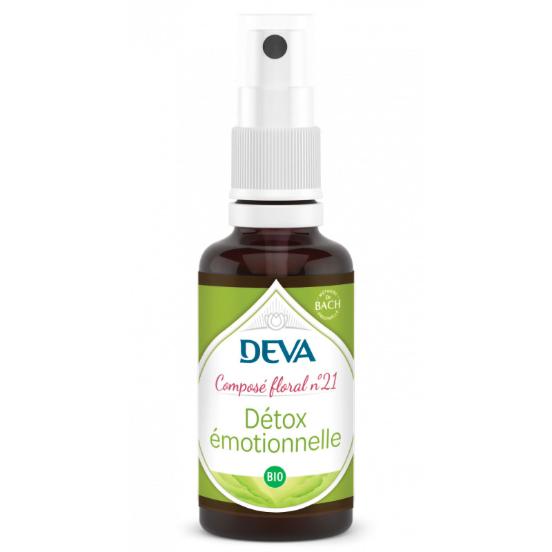 Spray Détox émotionnelle - Composé floral n° 21 bio