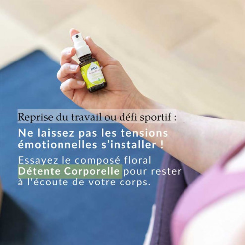 Compte gouttes Détente corporelle sans alcool - Composé floral n° 03 bio