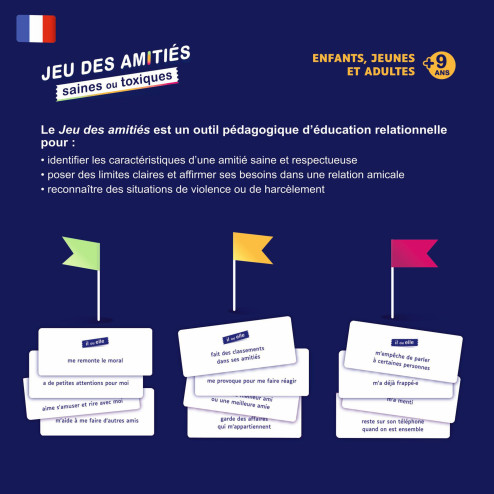 objectifs jeu des amitiés saines ou toxiques de comitys