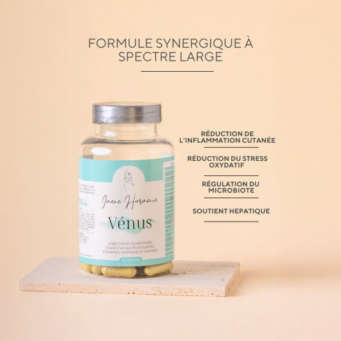 composition Complément alimentaire Vénus - Acné Hormonale