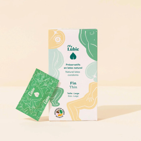 My Lubie - Préservatifs en latex naturel fin - taille large