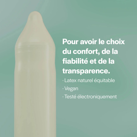 caractéristiques Préservatifs en latex naturel ultra fin de MyLubie
