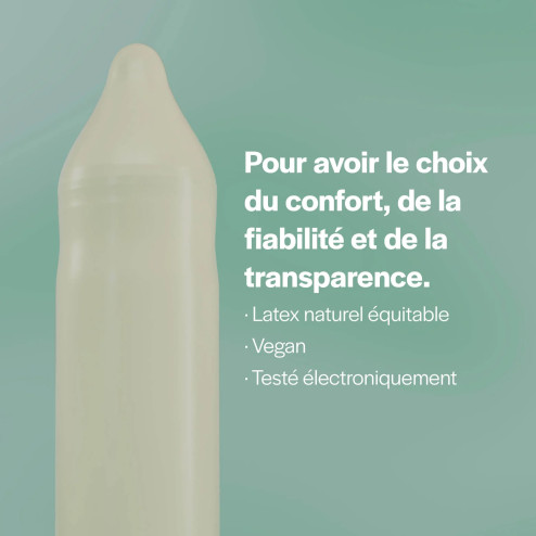 caractéristiques Préservatifs en latex naturel ultra fin de MyLubie