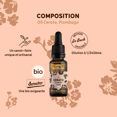 Fleurs de Bach Plumbago Cerato n° 5
