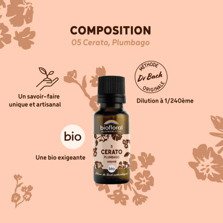 Fleurs de Bach Plumbago Cerato n° 5