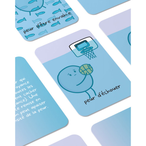 jeu de cartes illustrées mes peurs précises