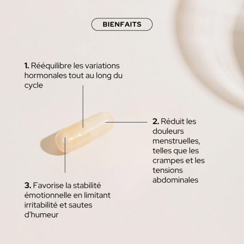 Cure confort menstruel - Régulation hormonale