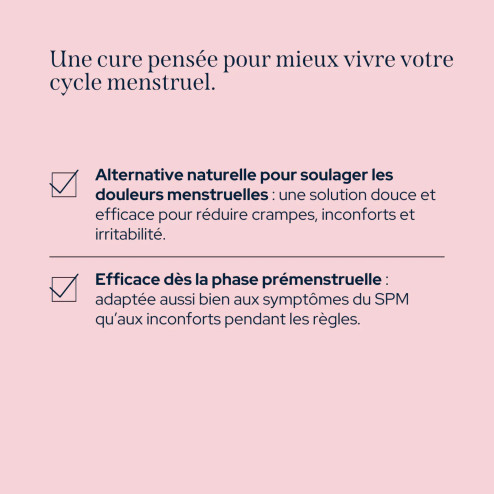 Cure confort menstruel - Régulation hormonale